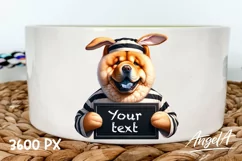 Easter dog clipart / bad bunny / funny dog / Chow chow PNG Product Image 1