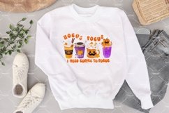 Halloween Coffee Watercolor Png,Clipart Product Image 5