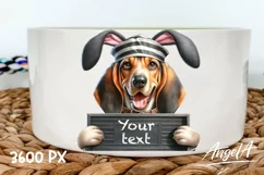 Coonhound / Easter dog clipart / bad bunny / funny dog PNG Product Image 1