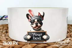 French bulldog / Easter dog / bad bunny / funny dog clipart Product Image 1
