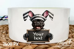 French bulldog clipart / Easter dog clipart / bunny ears PNG Product Image 1