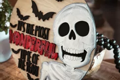 It's the Most Wonderful Time of the Year SVG | Skeleton SVG Product Image 4