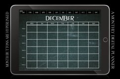 Grunge Denim Monthly Undated Digital Planner iPad Calendar Product Image 3