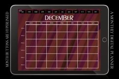 Rosy Monthly Undated Digital Planner iPad Calendar Product Image 4