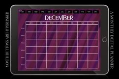 Pink Monthly Undated Digital Planner iPad Calendar Product Image 2