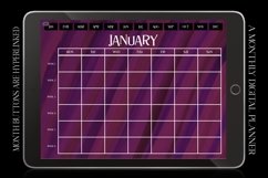 Pink Monthly Undated Digital Planner iPad Calendar Product Image 1