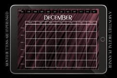 Rose Monthly Undated Digital Planner iPad Calendar Product Image 4