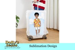 Tropical Summer Man Vacation Character Bundle PNG Product Image 2