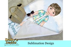 Tropical Toddler Summer Vacation Character Bundle in blue Product Image 2