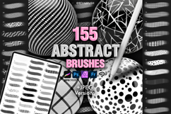 Procreate Abstract Line Fabric Brushes JPEG Geometric Product Image 1