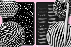 Procreate Abstract Line Fabric Brushes JPEG Geometric Product Image 4