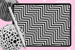 Procreate Abstract Line Fabric Brushes JPEG Geometric Product Image 9