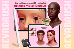 Procreate Male Head Portrait Pose Anatomy brushes Product Image 6