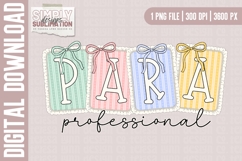 Para Professional Lace Patch Back to School Design| Png Product Image 1