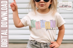 First Grade Lace Patch Back to School Design| Png Product Image 2