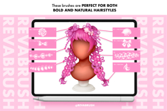 180 Procreate Hair Anime Braids dynamic outline brushes Product Image 7