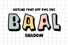 Baal Shadow OTF PNG SVG Product Image 1
