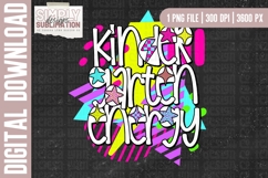 Kindergarten Energy Back to School Colorful Design| Png Product Image 2