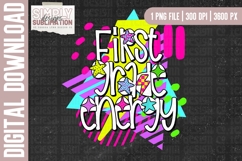 First Grade Energy Back to School Colorful Design| Png Product Image 3