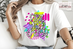 First Grade Energy Back to School Colorful Design| Png Product Image 2
