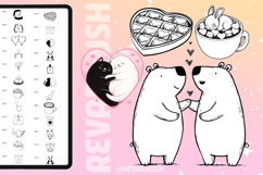 Procreate Love Valentines Day stamp brushes Product Image 6