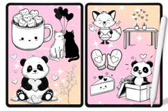 Procreate Love Valentines Day stamp brushes Product Image 10