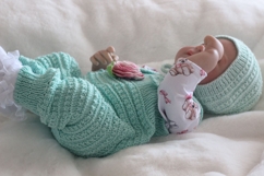 Baby Romper Knitting Pattern Product Image 3