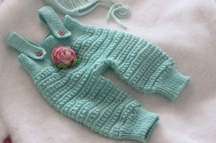 Baby Romper Knitting Pattern Product Image 5