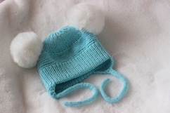 Newborn Baby Hat Knitting Pattern Product Image 1