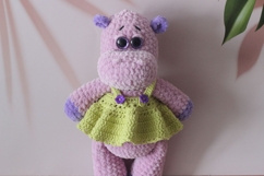 Plush Hippo Crochet Pattern Product Image 2