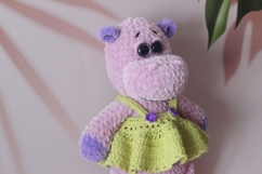 Plush Hippo Crochet Pattern Product Image 4