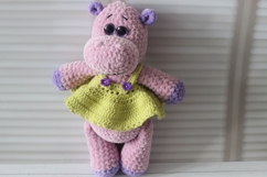 Plush Hippo Crochet Pattern Product Image 1