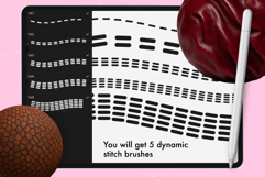 165 Procreate Leather Skin Textures Fashion brushes Product Image 3