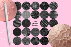 165 Procreate Leather Skin Textures Fashion brushes Product Image 6