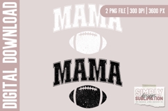 Football Mama Distressed Football Design Duo |Sublimation Product Image 4