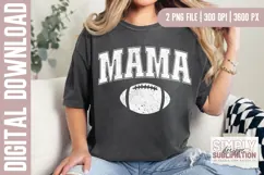 Football Mama Distressed Football Design Duo |Sublimation Product Image 2