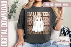 Plaid Ghost Halloween Sublimation Design | Png Product Image 3