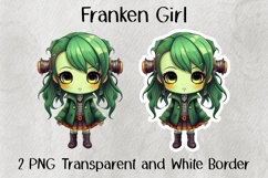 Franken Girl PNG Product Image 1