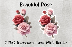 Beautiful Rose PNG Product Image 1