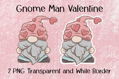 Gnome Man Valentine PNG Product Image 1