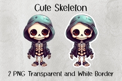Cute Skeleton PNG Product Image 1