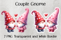 Couple Gnome PNG Product Image 1