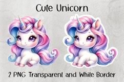 Cute Unicorn PNG Product Image 1