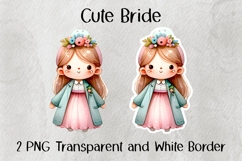 Cute Bride PNG Product Image 1