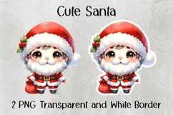 Cute Santa PNG Product Image 1