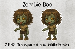 Zombie Boo PNG Product Image 1