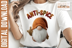 The Anti Spice Gnome, Anti-socialist Fall Sublimation Png Product Image 1