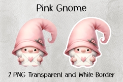 Pink Gnome PNG Product Image 1