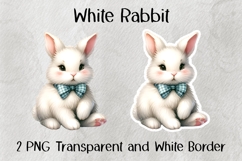 White Rabbit PNG Product Image 1