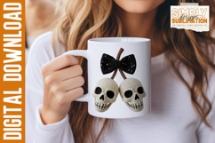 Realistic Crocheted Skull Cherries, Halloween Sublimation Product Image 3